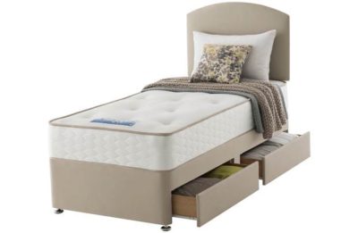 Sealy Revital Backcare Memory Single 2 Drw Divan Bed Sealy Revital Backcare Memory Single 2 Drw Divan Bed
